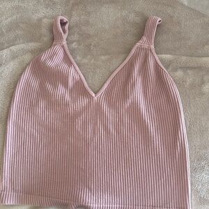 FP Intimately Washed Seamless Crop Top (NWOT) Never Worn - M/L - Rose/Mauve